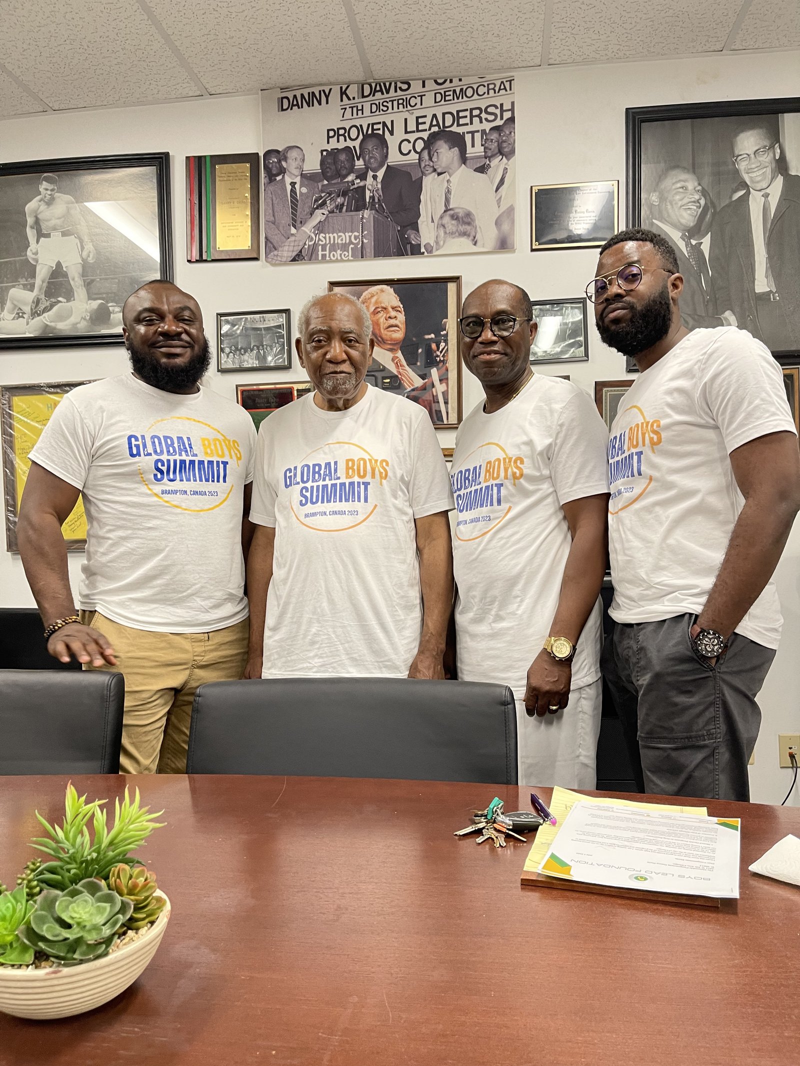 Congressman Danny Davis at Global Boys Summit 2023